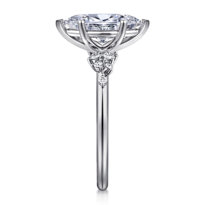 Reena - Platinum Marquise Shape Diamond Engagement Ring