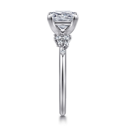 Reena - Platinum Princess Cut Diamond Engagement Ring