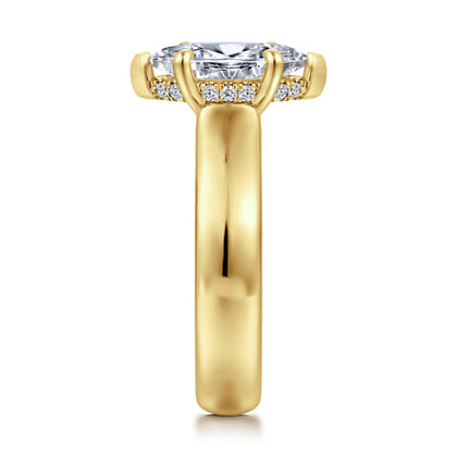 Reeve - 14K Yellow Gold Marquise Shape Diamond Engagement Ring