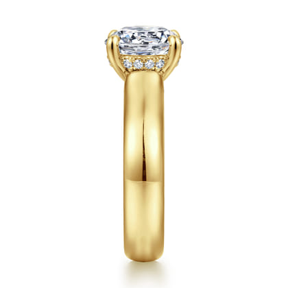 Reeve - 14K Yellow Gold Round Diamond Engagement Ring