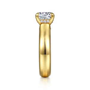 Reeve - 14K Yellow Gold Round Diamond Engagement Ring