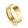 Straight Wedding Ring in 14k Yellow Gold with   at Gabriel & Co.