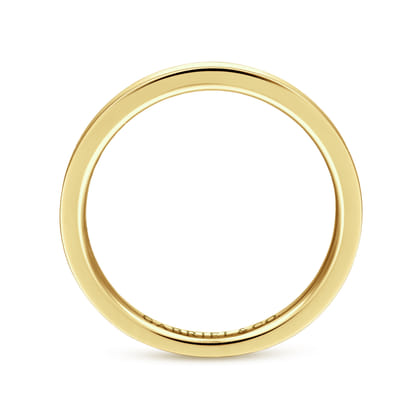 Reigne - 2mm 14K Yellow Gold High Polished Cigar Band
