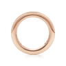 Eternity Band Wedding Ring in 14k Rose Gold with Round Natural Diamond at Gabriel & Co.
