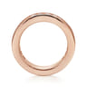 Eternity Band Wedding Ring in 14k Rose Gold with Round Natural Diamond at Gabriel & Co.