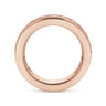 Eternity Band Wedding Ring in 14k Rose Gold with Round Natural Diamond at Gabriel & Co.