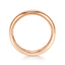 Eternity Band Wedding Ring in 14k Rose Gold with Round Natural Diamond at Gabriel & Co.