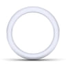 Straight Wedding Ring in 14k White Gold with Round Natural Diamond at Gabriel & Co.