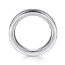 Straight Wedding Ring in 14k White Gold with Round Natural Diamond at Gabriel & Co.