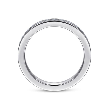 Remie - 14K White Gold Channel Set Diamond Anniversary Band