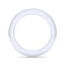 Straight Wedding Ring in 14k White Gold with Round Natural Diamond at Gabriel & Co.