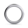 Straight Wedding Ring in 14k White Gold with Round Natural Diamond at Gabriel & Co.