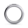 Straight Wedding Ring in 14k White Gold with Round Natural Diamond at Gabriel & Co.