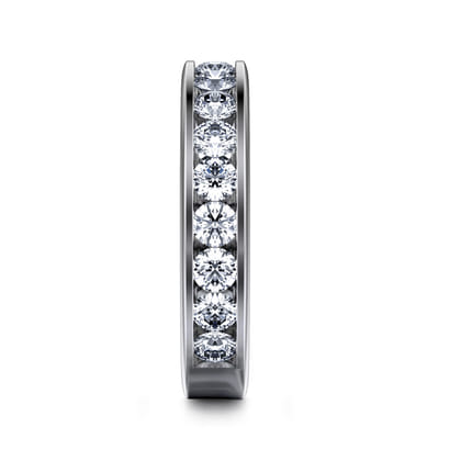 Remie - 14K White Gold Channel Set Diamond Anniversary Band