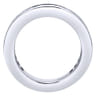 Eternity Band Wedding Ring in 14k White Gold with Round Natural Diamond at Gabriel & Co.