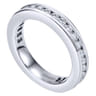Eternity Band Wedding Ring in 14k White Gold with Round Natural Diamond at Gabriel & Co.