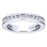 Eternity Band Wedding Ring in 14k White Gold with Round Natural Diamond at Gabriel & Co.