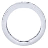 Eternity Band Wedding Ring in 14k White Gold with Round Natural Diamond at Gabriel & Co.