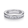 Eternity Band Wedding Ring in 14k White Gold with Round Natural Diamond at Gabriel & Co.