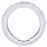Eternity Band Wedding Ring in 14k White Gold with Round Natural Diamond at Gabriel & Co.