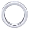 Eternity Band Wedding Ring in 14k White Gold with Round Natural Diamond at Gabriel & Co.