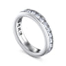 Eternity Band Wedding Ring in 14k White Gold with Round Natural Diamond at Gabriel & Co.