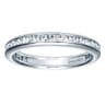 Eternity Band Wedding Ring in 14k White Gold with Round Natural Diamond at Gabriel & Co.
