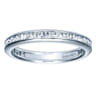 Eternity Band Wedding Ring in 14k White Gold with Round Natural Diamond at Gabriel & Co.