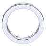 Eternity Band Wedding Ring in 14k White Gold with Round Natural Diamond at Gabriel & Co.