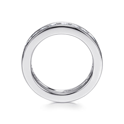 Remie - 14K White Gold Channel Set Diamond Eternity Band