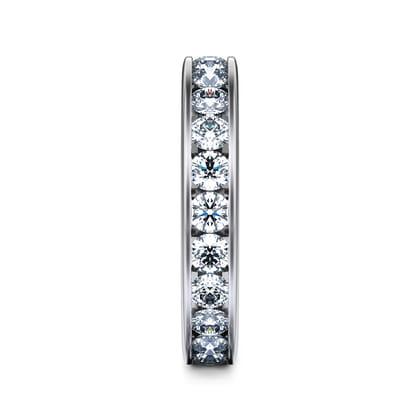 Remie - 14K White Gold Channel Set Diamond Eternity Band
