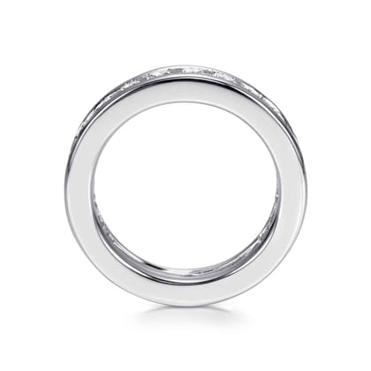 Remie - 14K White Gold Channel Set Diamond Eternity Band