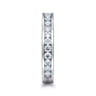 Straight Wedding Ring in 14k White Gold with Round Natural Diamond at Gabriel & Co.