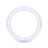 Straight Wedding Ring in 14k White Gold with Round Natural Diamond at Gabriel & Co.