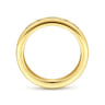 Straight Wedding Ring in 14k Yellow Gold with Round Natural Diamond at Gabriel & Co.