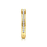 Straight Wedding Ring in 14k Yellow Gold with Round Natural Diamond at Gabriel & Co.