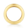Straight Wedding Ring in 14k Yellow Gold with Round Natural Diamond at Gabriel & Co.
