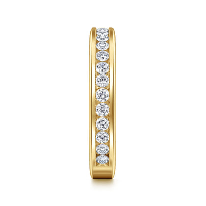 Remie - 14K Yellow Gold Channel Set Diamond Anniversary Band
