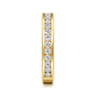 Straight Wedding Ring in 14k Yellow Gold with Round Natural Diamond at Gabriel & Co.