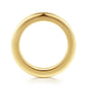 Straight Wedding Ring in 14k Yellow Gold with Round Natural Diamond at Gabriel & Co.