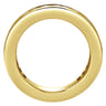 Eternity Band Wedding Ring in 14k Yellow Gold with Round Natural Diamond at Gabriel & Co.