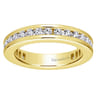 Eternity Band Wedding Ring in 14k Yellow Gold with Round Natural Diamond at Gabriel & Co.