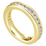 Eternity Band Wedding Ring in 14k Yellow Gold with Round Natural Diamond at Gabriel & Co.