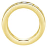 Eternity Band Wedding Ring in 14k Yellow Gold with Round Natural Diamond at Gabriel & Co.