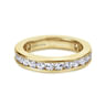 Eternity Band Wedding Ring in 14k Yellow Gold with Round Natural Diamond at Gabriel & Co.