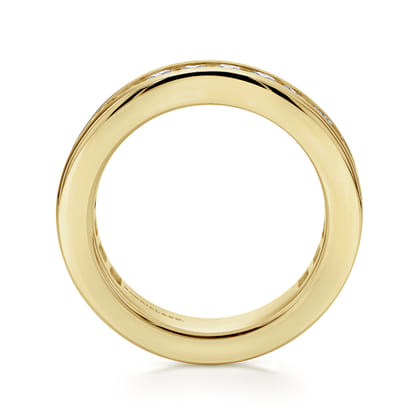 Remie - 14K Yellow Gold Channel Set Diamond Eternity Band