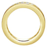 Eternity Band Wedding Ring in 14k Yellow Gold with Round Natural Diamond at Gabriel & Co.