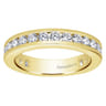 Eternity Band Wedding Ring in 14k Yellow Gold with Round Natural Diamond at Gabriel & Co.