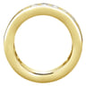 Eternity Band Wedding Ring in 14k Yellow Gold with Round Natural Diamond at Gabriel & Co.