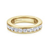Eternity Band Wedding Ring in 14k Yellow Gold with Round Natural Diamond at Gabriel & Co.